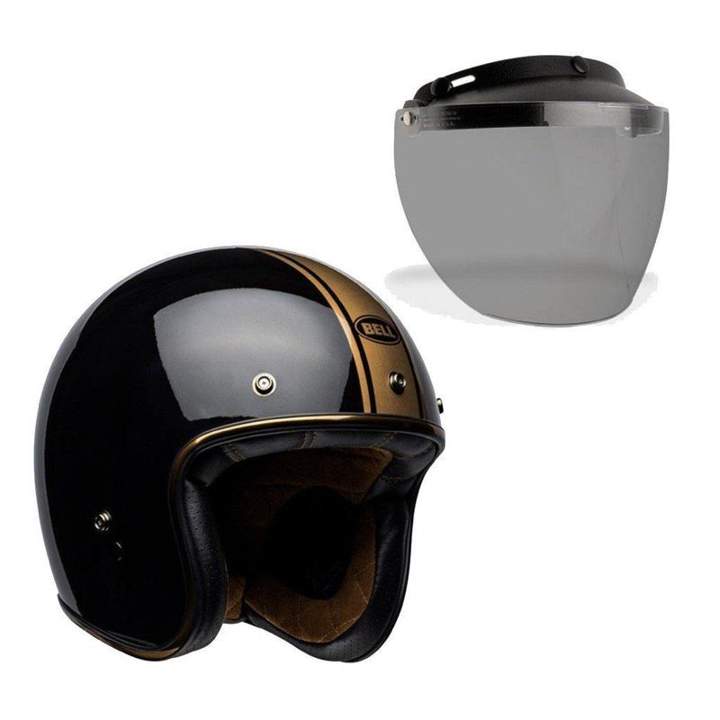 Capacete para Moto Bell Helmets Custom 500 B18547 + Viseira MXL